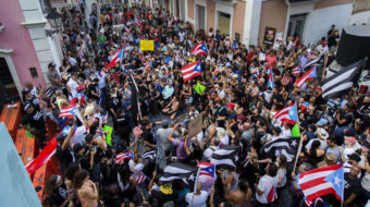 Puerto Rico: Una gran protesta contra el gobernador