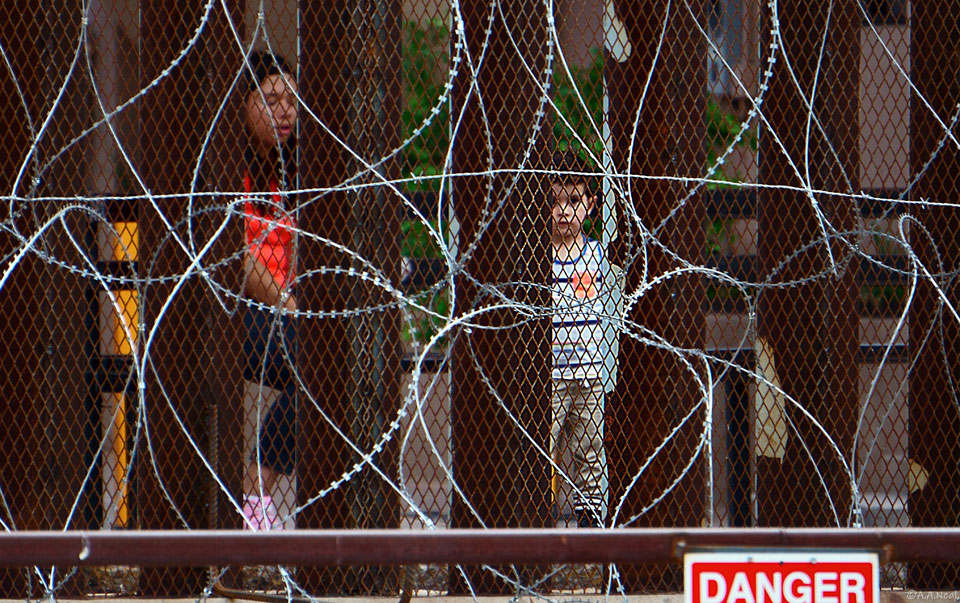 ‘We’re all human beings’: On the border in Nogales, Ariz.