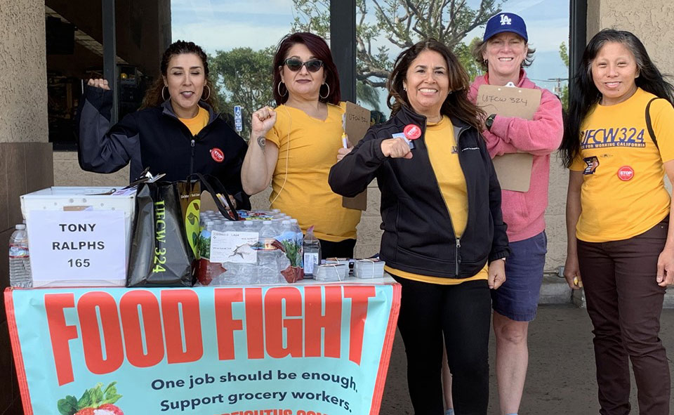 Helping California grocery workers avert a strike; supporting them if they do