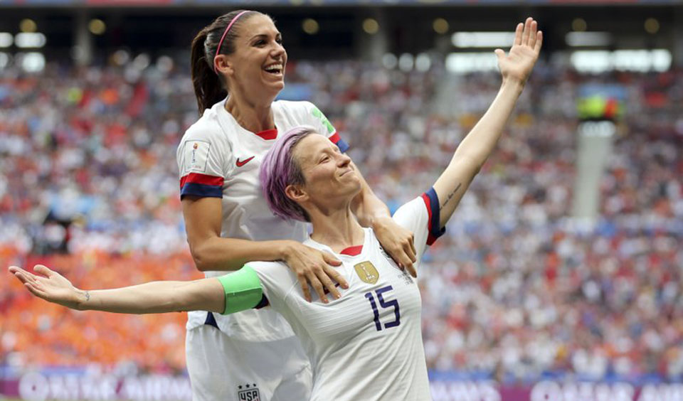 World Champion Us Womens Soccer Team Demands Womens And Lgbtq 