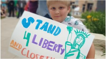 Hundreds gather in Appleton, Wisc. to protest Trump’s immigrant concentration camps