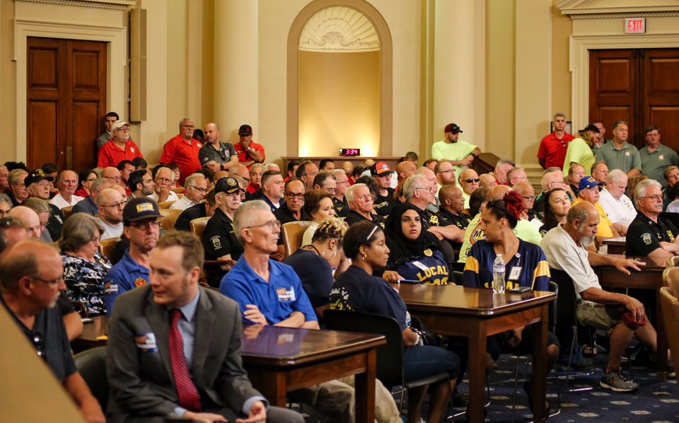 At hearing packed with workers, House panel OKs multi-employer pensions rescue bill