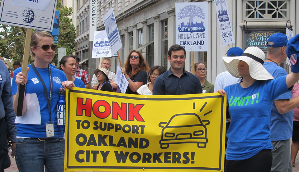 Oakland city workers rally to fill vacancies, win fair pay, and uphold rights