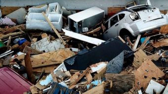 With hurricane destruction as backdrop, Democratic aspirants address climate change