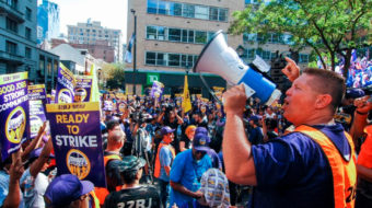 Low pay, lack of respect force janitors to march, maybe strike