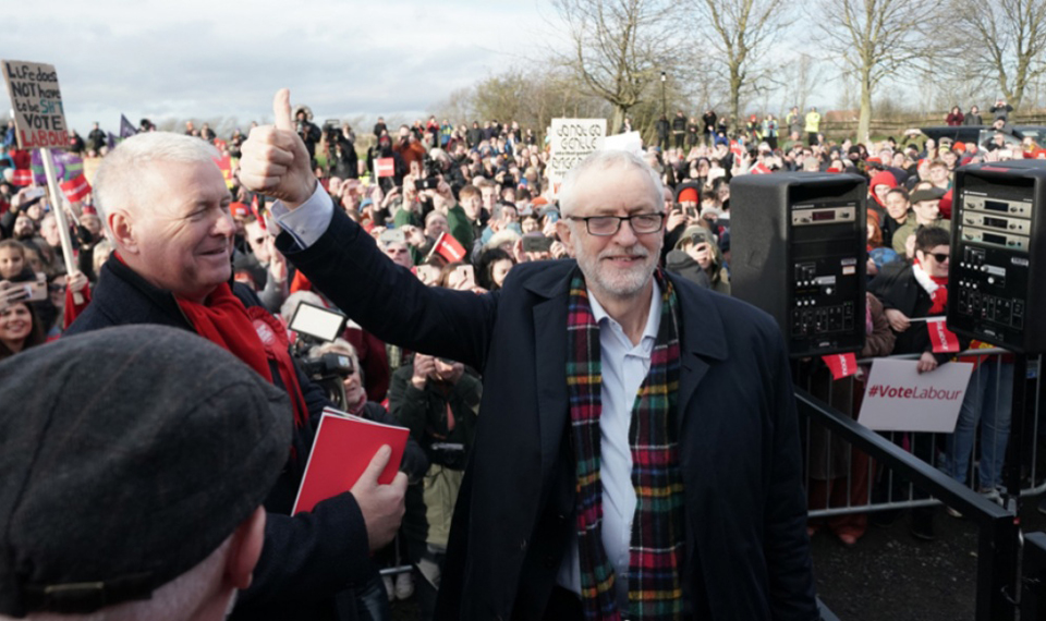 Corbyn: Elect a government of hope to shock the establishment