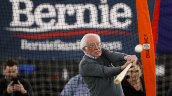 Bernie at bat? Sanders makes pitch for minor leagues