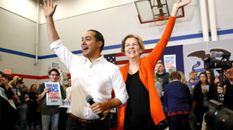 Warren presents ambitious plans to voters in rapidly changing small-town Iowa