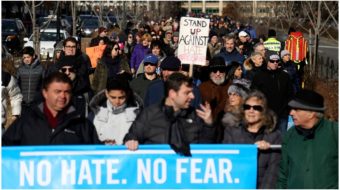 Unions, civil rights groups join mass NYC march against anti-Semitism