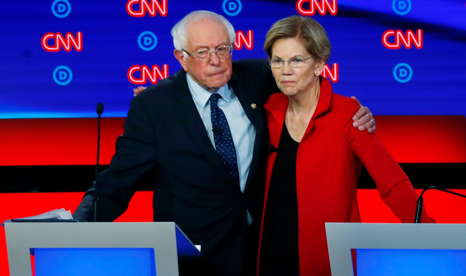 Following corporate media’s Warren-Sanders controversy, progressive groups call for unity