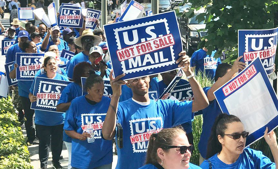 Nationwide “U.S. Mail is Not for Sale” call-in February 25
