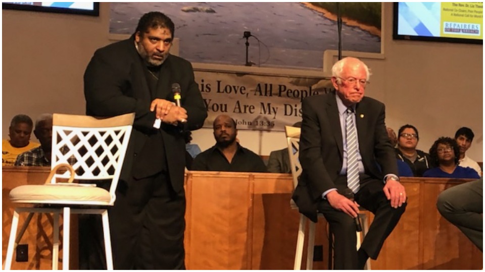 Sanders joins Rev. Barber at New Poor People’s Campaign