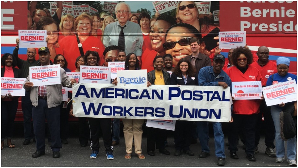 200,000-member Postal Workers union endorses Sanders for president, again