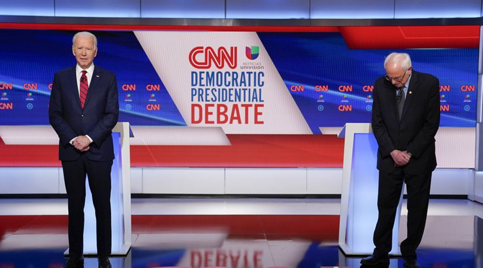 One-on-one debate sees Biden, Sanders emphasize differences on coronavirus