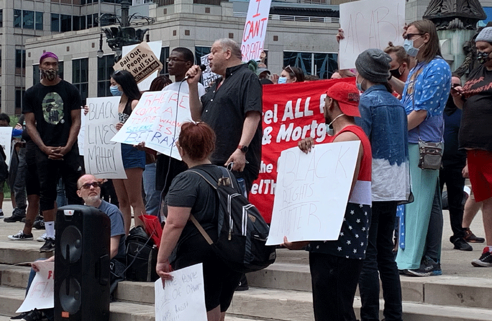 Peaceful protests in Indiana met with police violence
