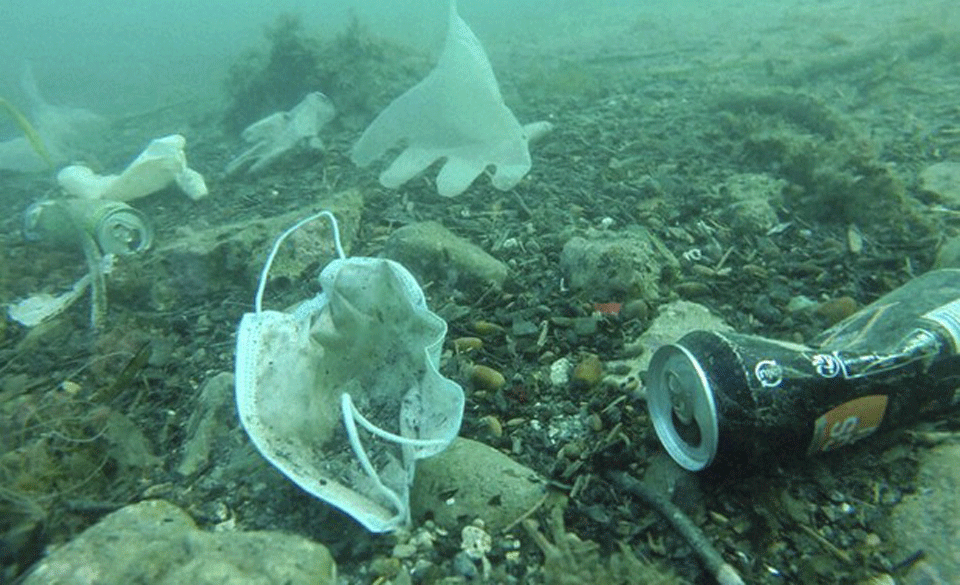 Masks, gloves – the ocean is filling up with COVID trash