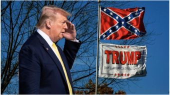 Trump hails Confederate names, monuments, and military bases
