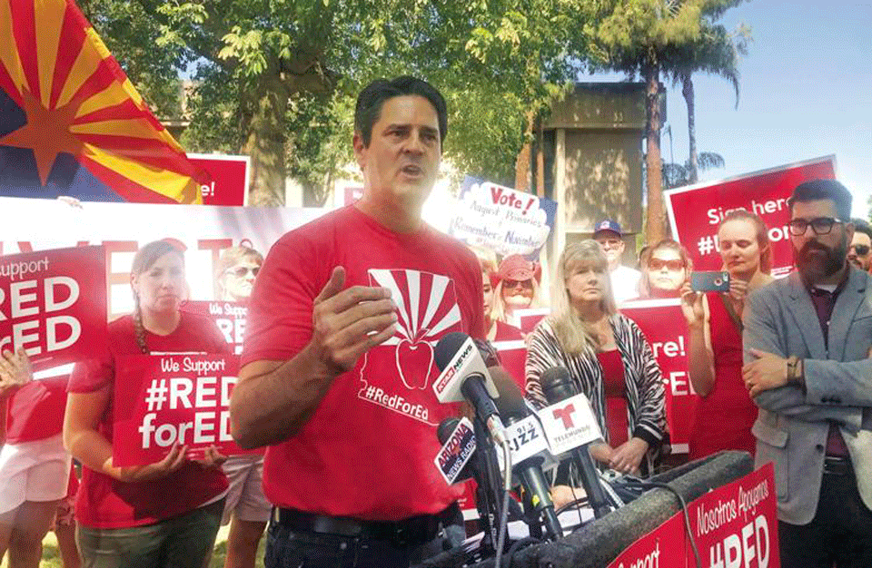 Arizona teachers want to tax the rich for their students