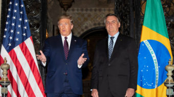 Trump in ‘free trade’ talks with Brazilian right-wing authoritarian President Bolsonaro