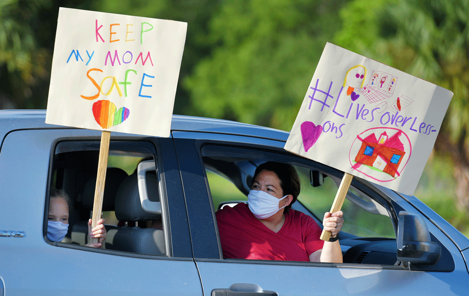 Florida teachers sue state to stop unsafe school reopening plan