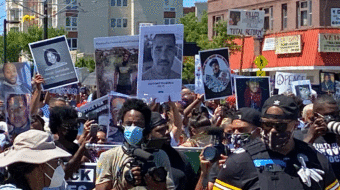 Mothers of the victims of police violence on the march