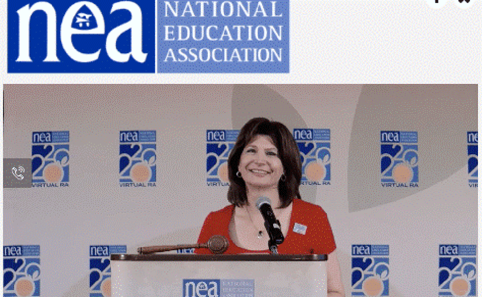 NEA President’s valedictory speech challenges teachers to take on Trump