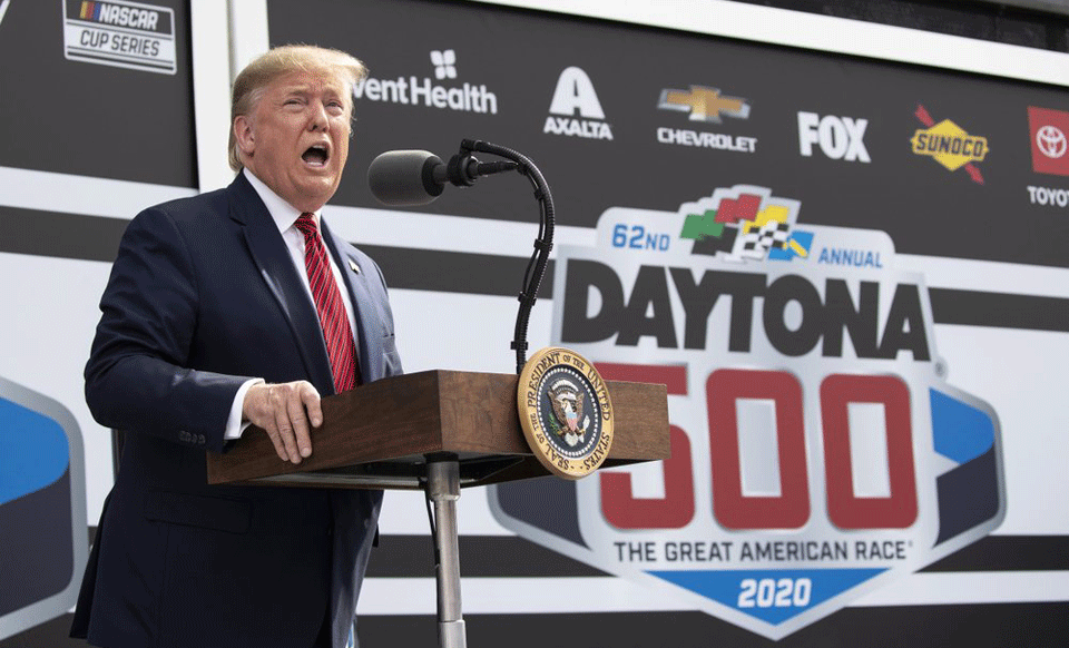 Trump defends Confederate flag, attacks NASCAR driver Bubba Wallace