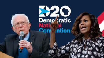 Bernie Sanders and Michelle Obama rally the troops