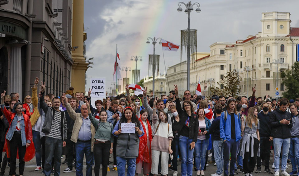 Belarusian Communists say EU is backing a ‘coup’ in their country