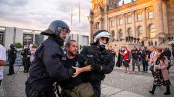 Tug-of-war in Germany between forces for peace and militarists