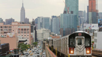 Unionists link growing usage of mass transit to combating global warming