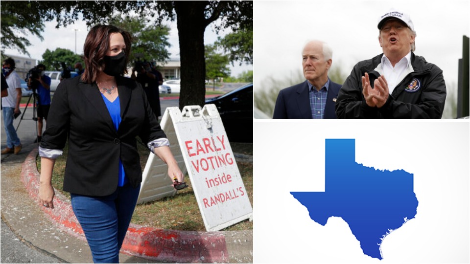 Texas voter tsunami could flush Trump ally Cornyn out of Senate