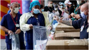 Massive union coalition takes Trump to court over coronavirus PPE failure