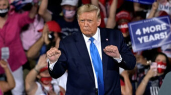 Instead of offering COVID relief, Trump mocks Biden for being pro-science