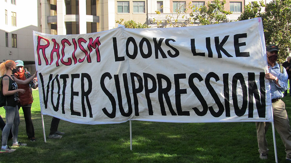 Crowd in Oakland, Calif., demands: Count Every Vote