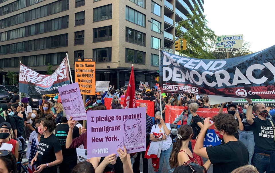 New York ‘protect the vote’ rally turns into a party