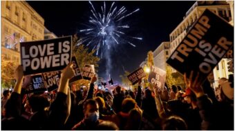 Celebrating victory: ‘For a brief, shining moment, Trump was gone’