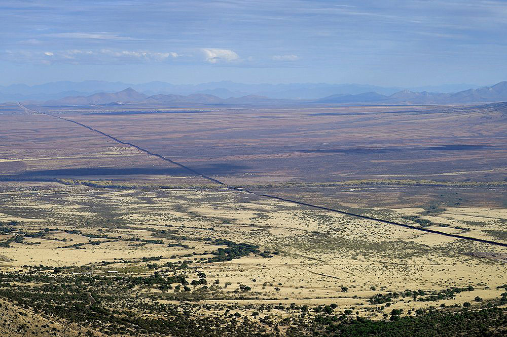 Blown-up mountains and toppled cactus, damage from border wall - Vimarsana News