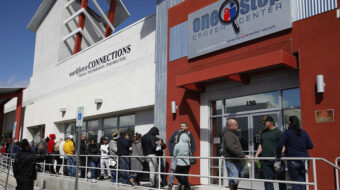 New claims for state jobless aid jump 32% in one week