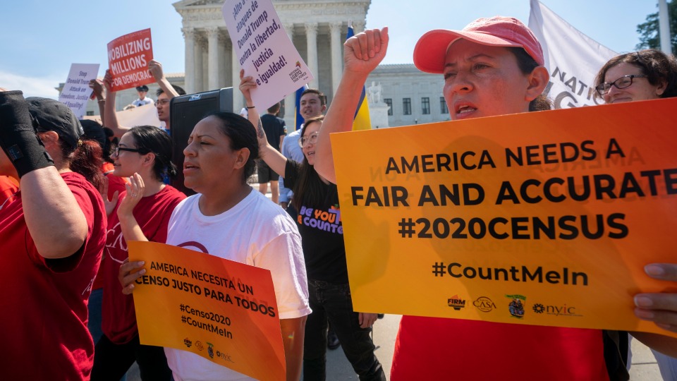 Justices skeptical of Trump demand to delete undocumented from census