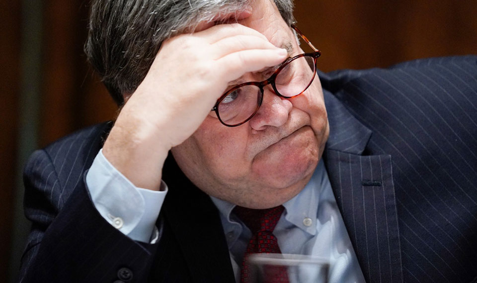 After years in bed with Trump, Barr has trouble getting out