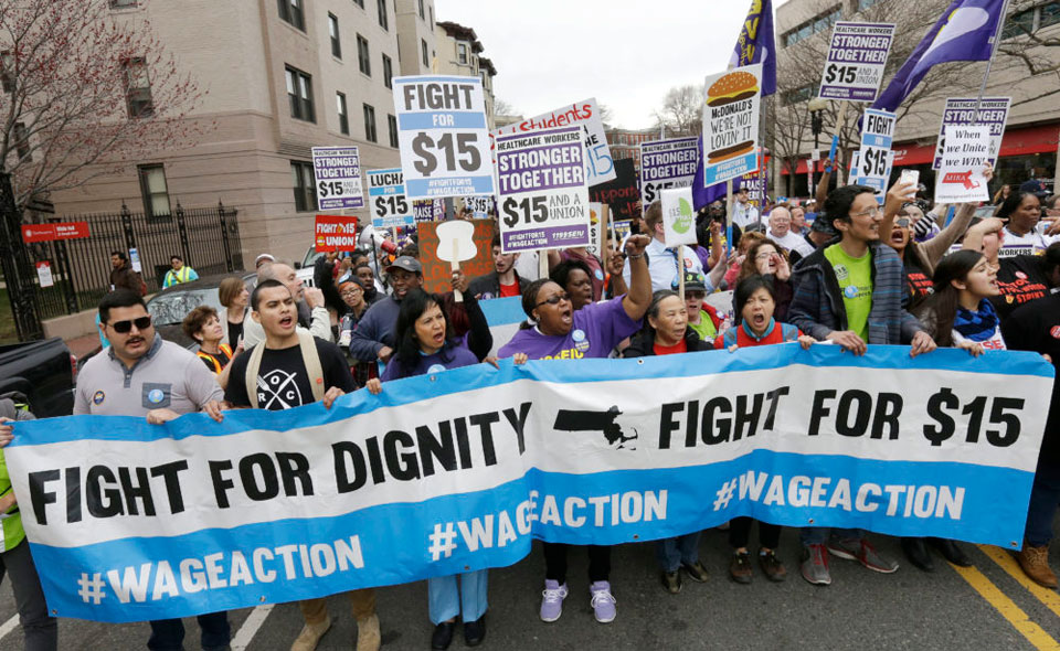 Top Dems formally introduce $15 federal minimum wage bill