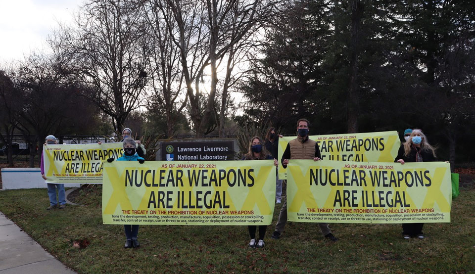 Treaty to ban all nuclear weapons is now international law