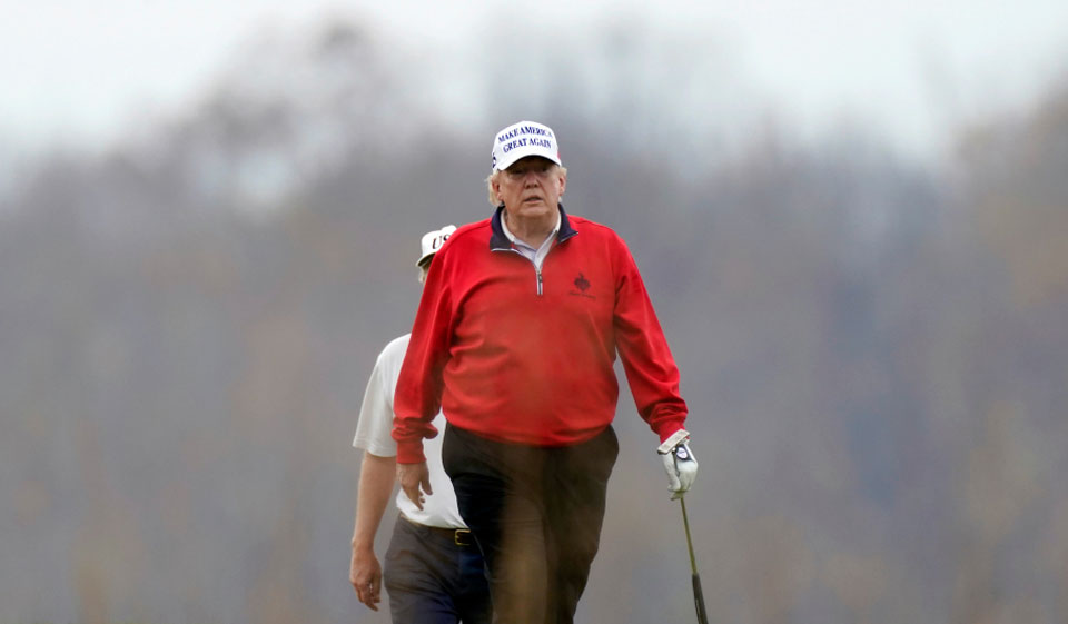 Column: Trump and golf were never a comfortable fit