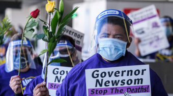 Calif. essential workers and supporters call for extended COVID-related sick leave
