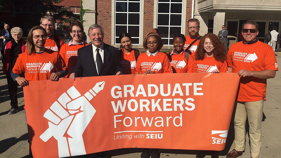 SEIU Graduate Workers Union in stalled talks at Illinois State University