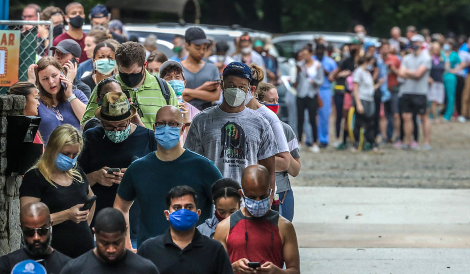 Lawsuit, avalanche of criticism, greets Georgia’s Jim Crow voting law