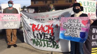 Black Lives Matter vigil mourns Derek Hayden, shot by Seattle police
