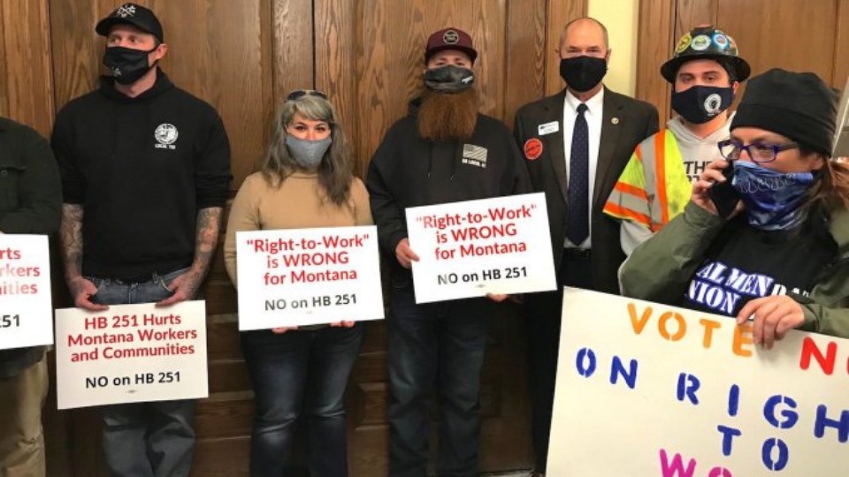 Montana defeats ‘right to work’; W. Va. governor admits it’s failed his state