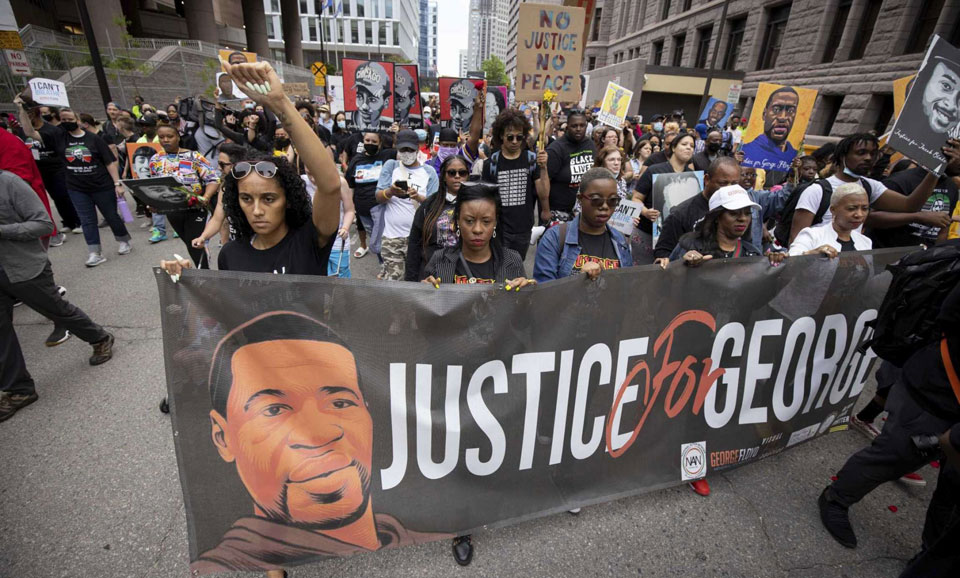 George Floyd commemoration features demands for comprehensive police reform